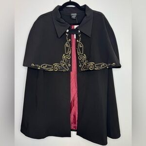 Hot Topic Interview With The Vampire Coffins Tiered Cape goth limited edition